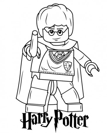 LEGO Harry Potter coloring sheet - Topcoloringpages.net