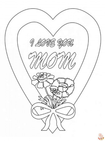 Celebrate with Happy Birthday Mom Coloring Pages - GBcoloring