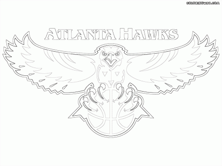 NBA logos coloring pages | Coloring pages to download and print