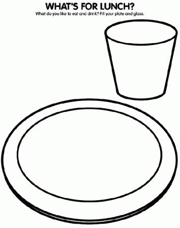What's for Lunch? Coloring Page | crayola.com