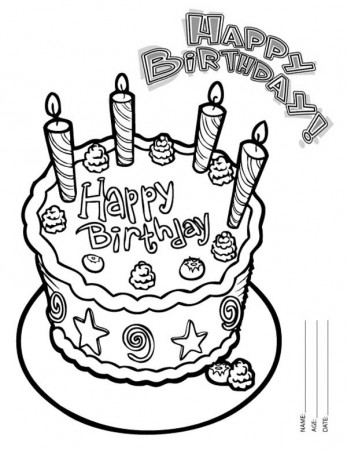 Happy Birthday Grandma Coloring Pages - Get Coloring Pages