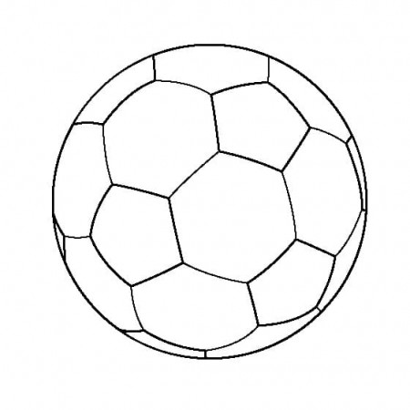 Soccer Ball Printable Coloring Page - Free Printable Coloring Pages for Kids
