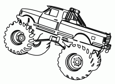 Monster Truck Coloring Pages - GetColoringPages.com
