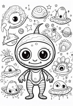 100 Cute Monsters Coloring Pages Pictures