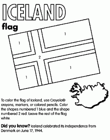 Iceland Coloring Page | crayola.com