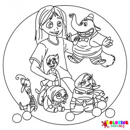 Inside Out 2 Coloring Pages | coloring ...