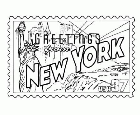 USA-Printables: New York State Stamp ...