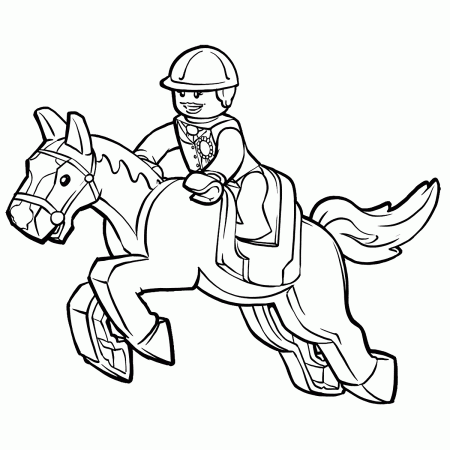 LEGO Horse Coloring Pages - Get ...