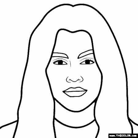 Girl Online Coloring Pages | TheColor.com