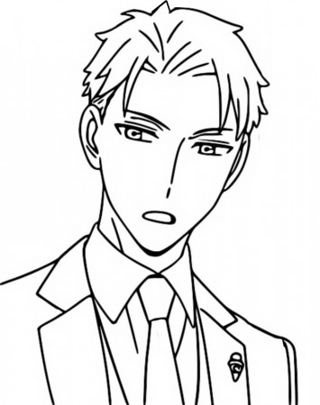 Coloring page Spy x Family : Loid Forger 13