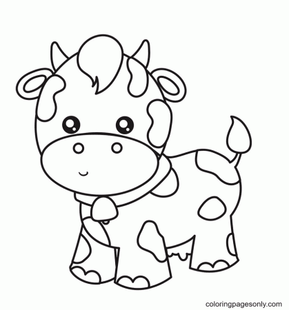 Cow Coloring Pages - Coloring Pages For Kids And Adults
