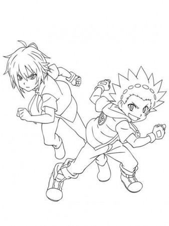 Spryzen Beyblade Colouring Pages - Free Colouring Pages