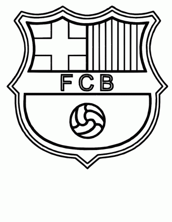 Fc Barcelona coloring book to print and online
