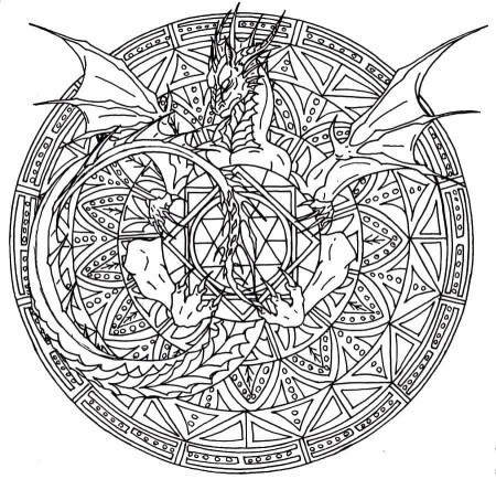 Halloween Mandalas Coloring Pages