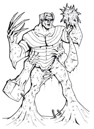 Sandman Coloring Pages at GetDrawings | Free download