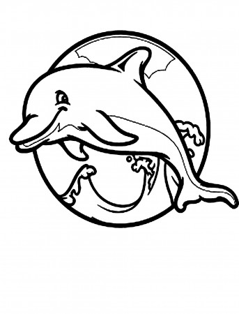 29 Extraordinary Printable Dolphin Coloring Pages Image Inspirations –  Slavyanka