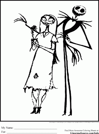 Boogie Man Nightmare Before Christmas Coloring Pages - Coloring ...