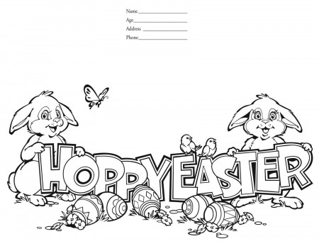 20 + Easter Coloring Pages Ideas With Images - MagMent