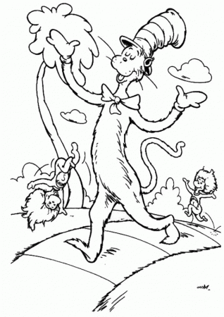Extent Thing 1 And Thing 2 Coloring Printables, Best Thing 1 And ...