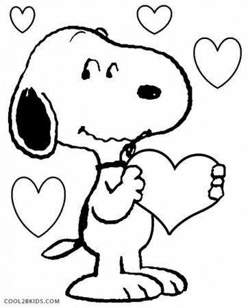 8 Pics of Charlie Brown Valentine Coloring Pages - Charlie Brown ...