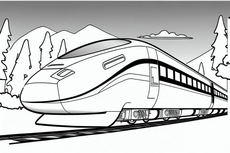 50 Train Coloring Pages: Free Printable Images - Eggradients.com