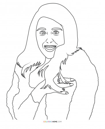 Meghan Trainor coloring page