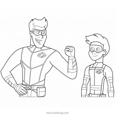 Henry Danger Coloring Pages Characters. | Printable coloring book, Coloring  book pages, Coloring books