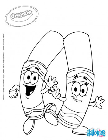 Crayola 9 coloring pages - Hellokids.com