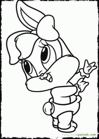 Bunny Couple Coloring Page - Coloring Pages For All Ages