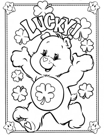 print coloring image | Care Bears, Bears and Coloring Pages