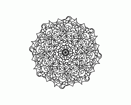 Mandala Coloring Pages Complicated | Coloring Online