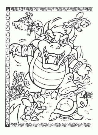 Easy Way to Color Nintendo Coloring Pages - Toyolaenergy.com