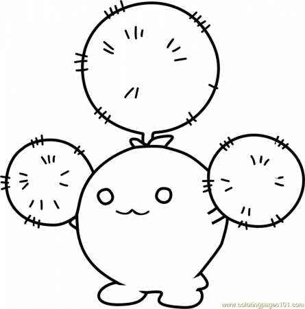 Jumpluff Pokemon Coloring Page for Kids - Free Pokemon Printable Coloring  Pages Online for Kids - ColoringPages101.com | Coloring Pages for Kids