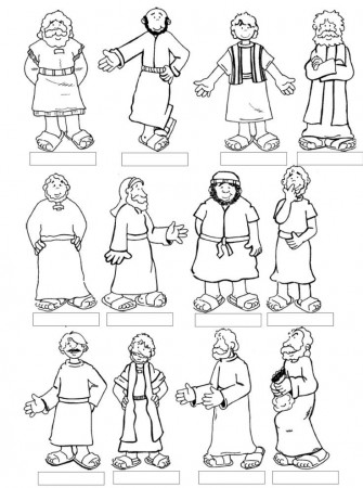 Twelve Apostles | Sunday School Coloring Pages | Sunday ...