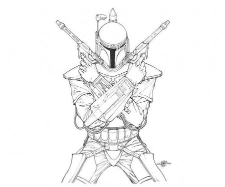 Star Wars Jango Fett Coloring Pages - Get Coloring Pages