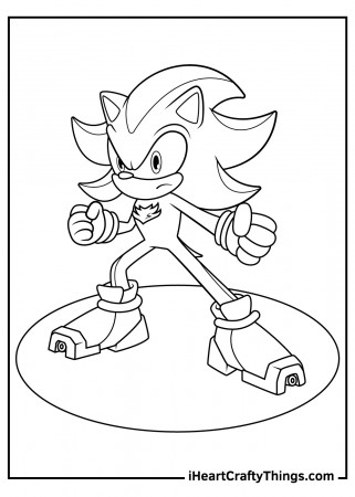 Shadow The Hedgehog Coloring Pages ...