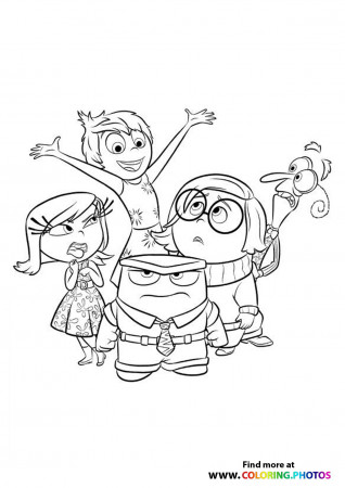 Inside Out - Coloring Pages for kids ...