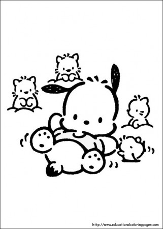 Pochacco Coloring pages - Educational Fun Kids Coloring Pages and Preschool  Skills Worksheets