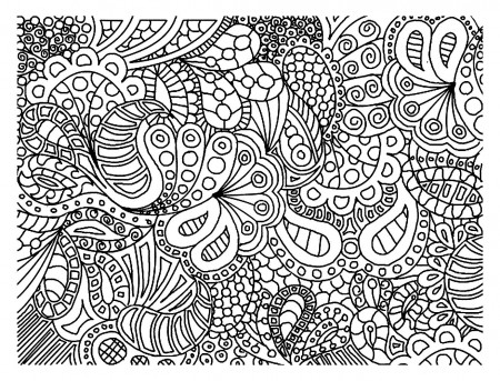 Doodle art doodling - 2 - Doodle Art / Doodling Adult Coloring Pages
