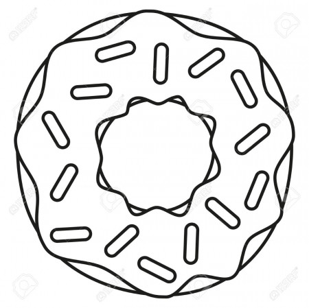 21+ Inspired Photo of Donut Coloring Page - entitlementtrap.com | Donut  coloring page, Donut vector, Donut drawing