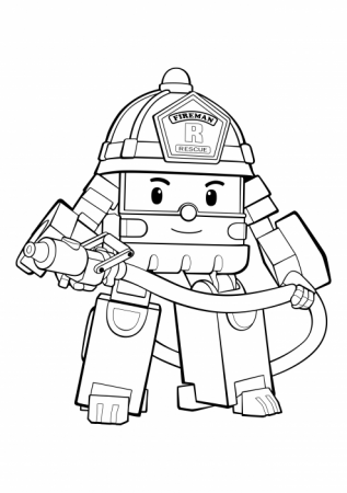 Roy coloring pages, Robocar Poli coloring pages - Colorings.cc