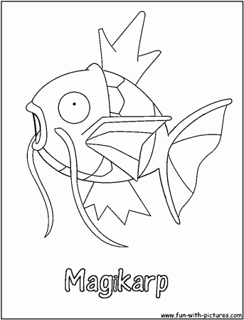 Magikarp Coloring Page