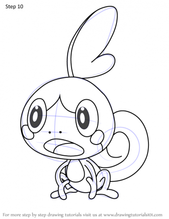 Learn How to Draw Sobble from Pokemon (Pokemon) Step by Step : Drawing  Tutorials