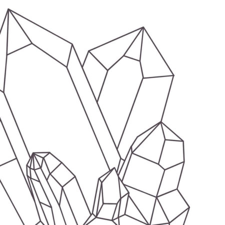 Crystal Coloring Pages