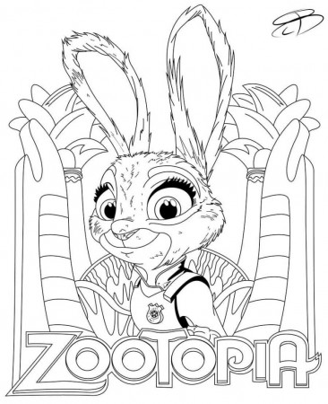 Zootopia Coloring Pages | Free Coloring Pages for Kids