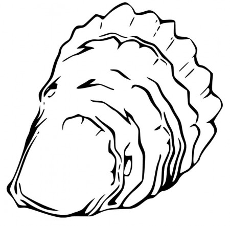 Free Printable Oyster Coloring Page - Free Printable Coloring Pages for Kids