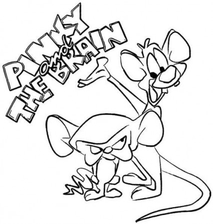 Pinky and the Brain Coloring Pages - Free Printable Coloring Pages for Kids