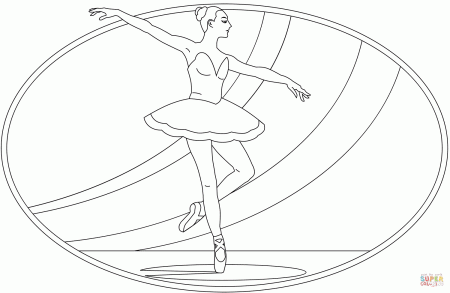 Ballet coloring page | Free Printable Coloring Pages