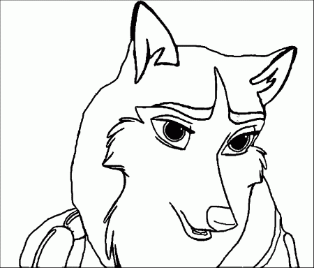 Balto Base Girl Balto Jennafan Wolf Coloring Page | Wecoloringpage