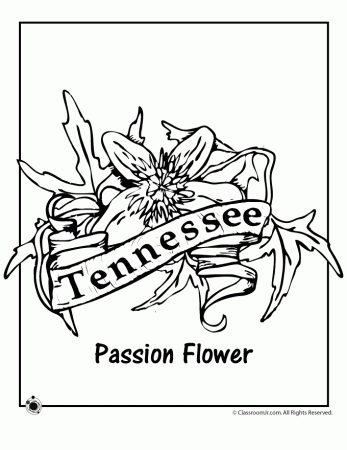 Tennessee coloring pages